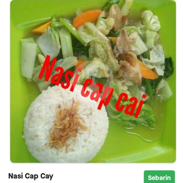 Nasi Cap Cay