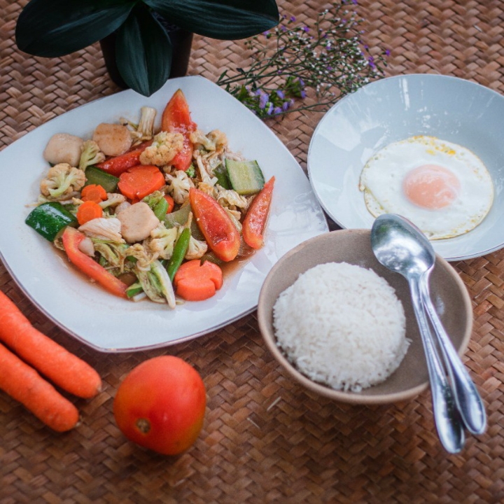 Nasi Capcay Sapi