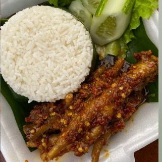 Nasi Ceker Pedas