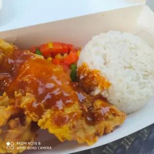 Nasi Chicken steak