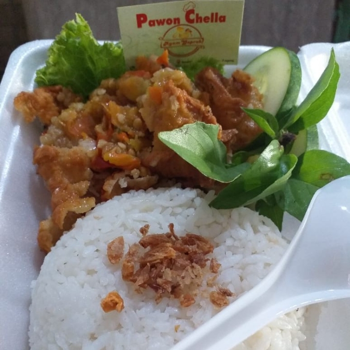 Nasi Cumi Geprek