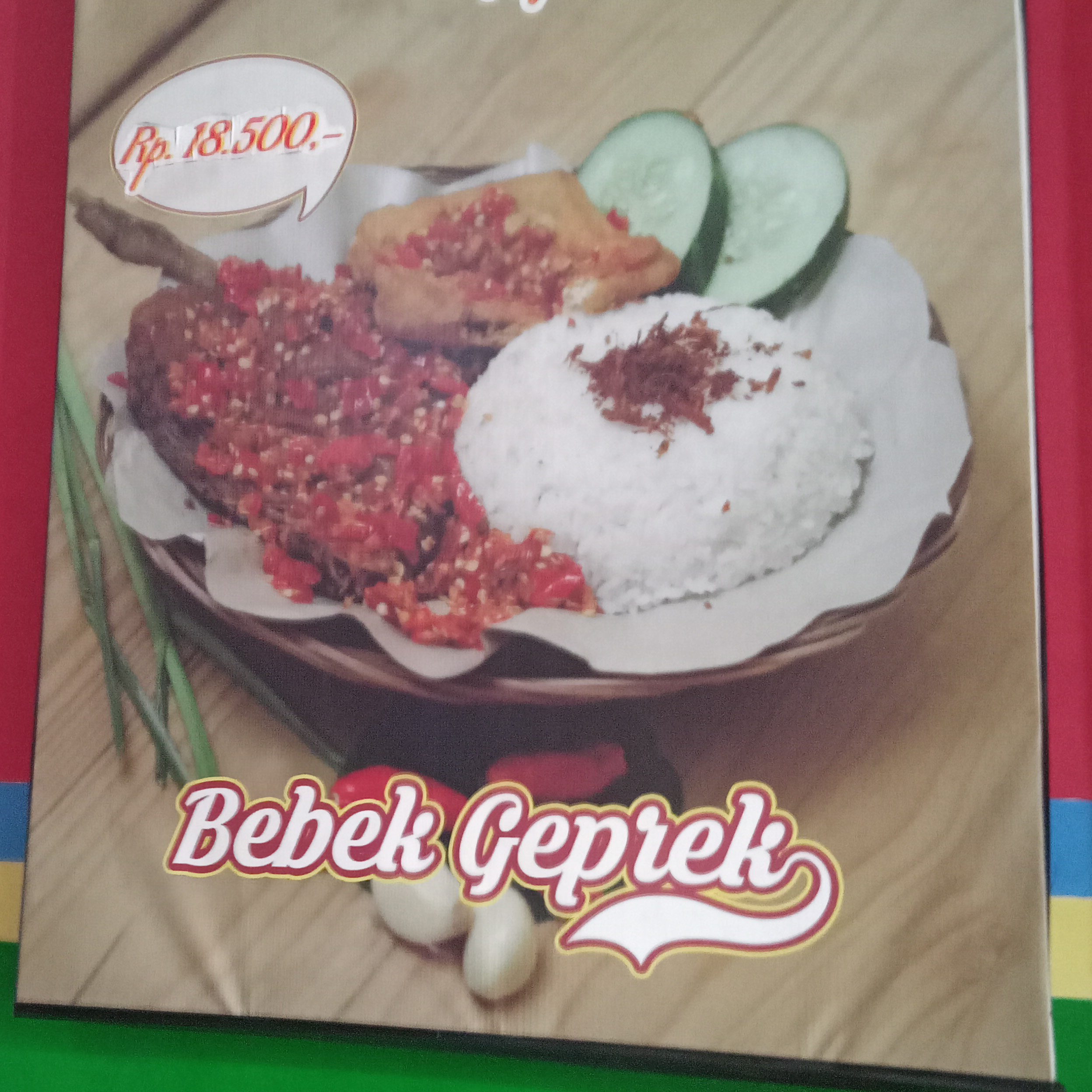 Nasi Geprek Bebek