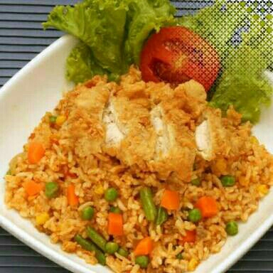 Nasi Goreng Ayam Crispy