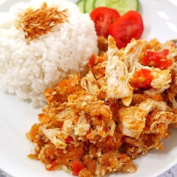 Nasi Goreng Ayam Geprek