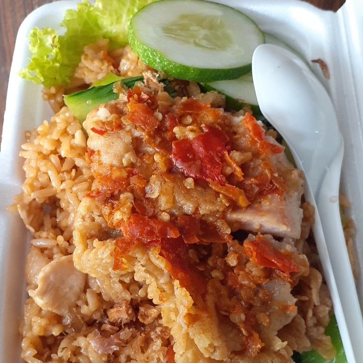 Nasi Goreng Ayam Geprek