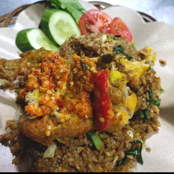 Nasi Goreng Ayam Geprek