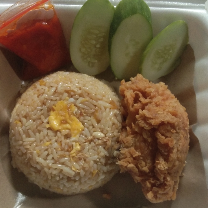 Nasi Goreng Ayam Geprek