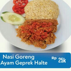 Nasi Goreng Ayam Geprek Halte