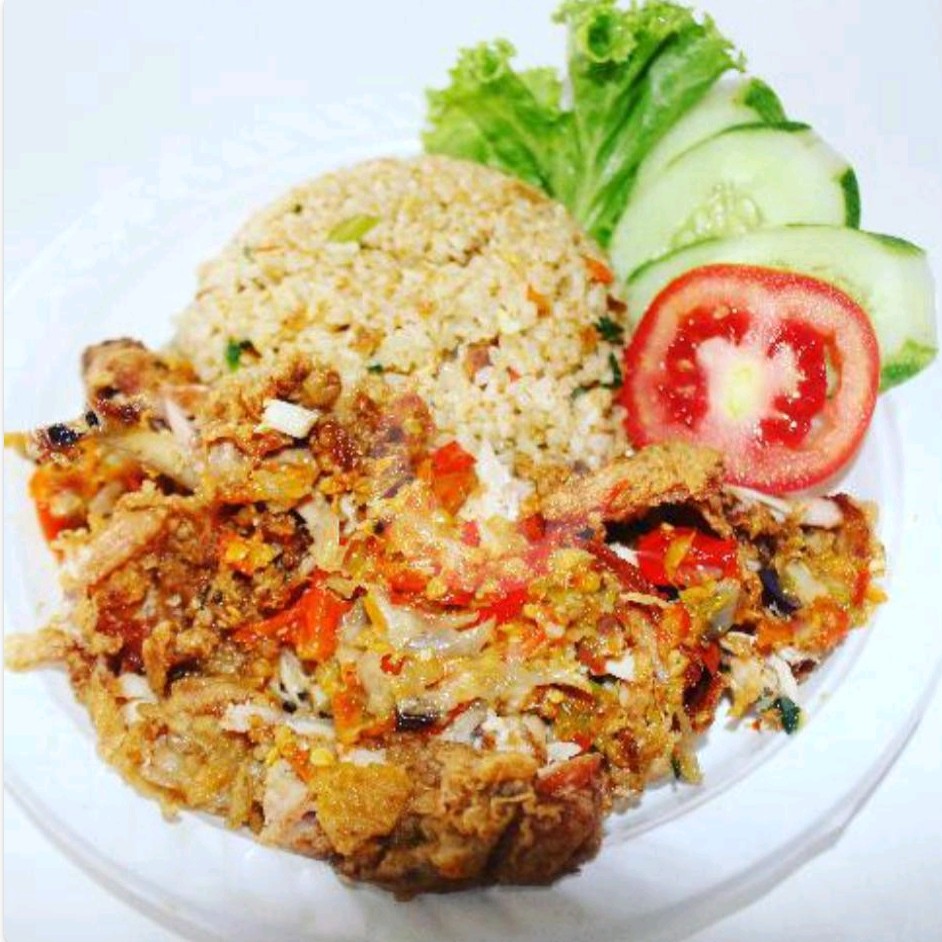 Nasi Goreng Ayam Geprek Sambel Rawit