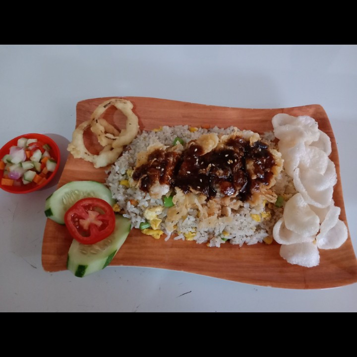 Nasi Goreng Ayam Lada Hitam