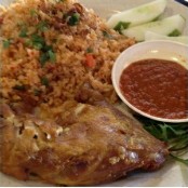 Nasi Goreng Ayam Penyet