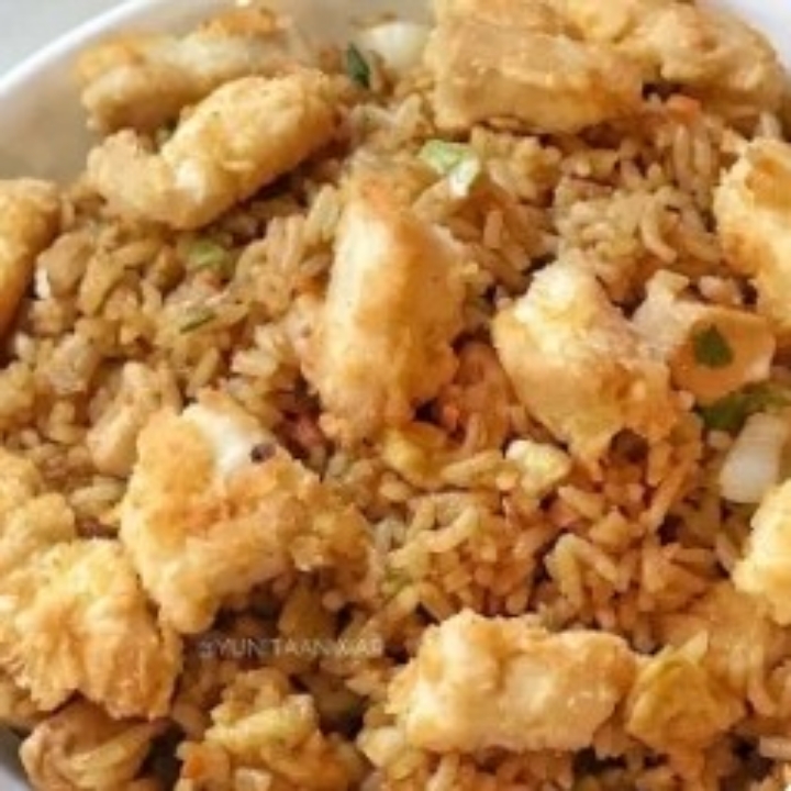 Nasi Goreng Ayam Pop Corn