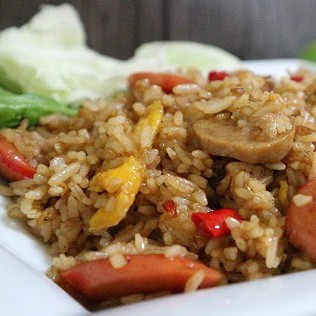 Nasi Goreng Bakso Sosis