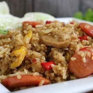 Nasi Goreng Baso Sosis