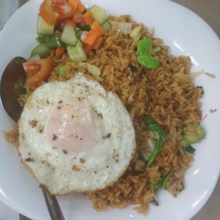 Nasi Goreng Biasa Telor Pisah