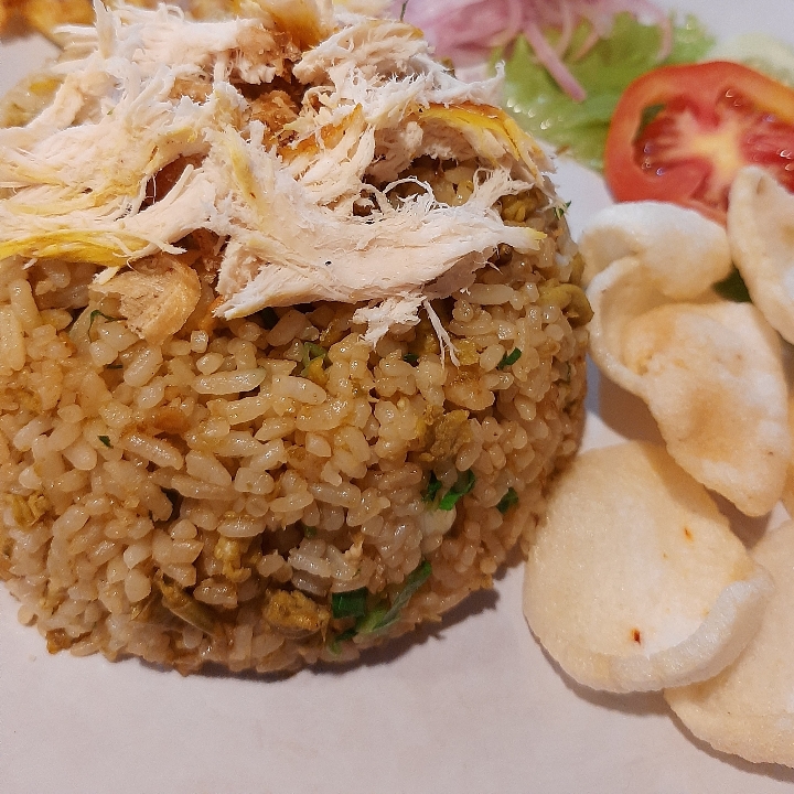 Nasi Goreng Cabe Hijau Ayam Suir