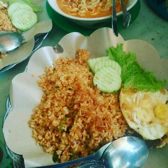 Nasi Goreng Cabe merah Ayam Geprek