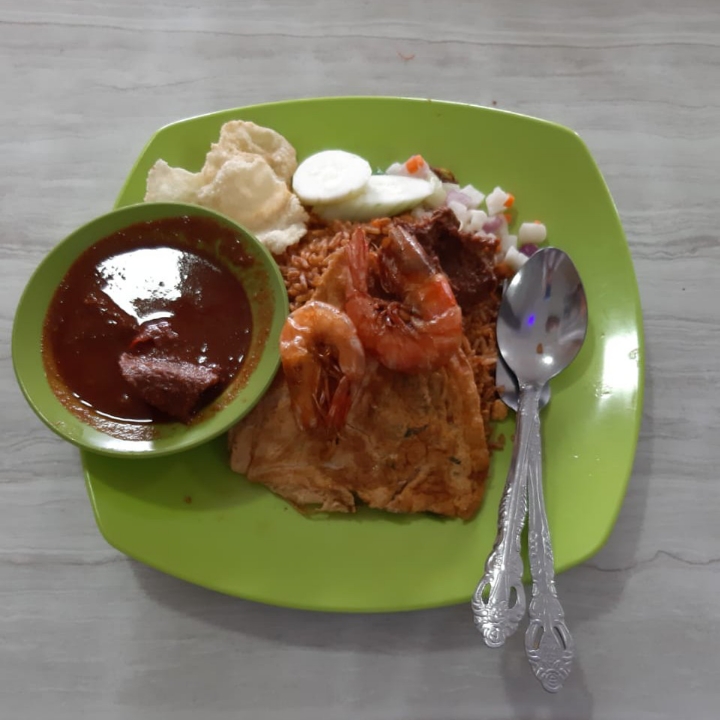 Nasi Goreng Dobel Bistik Ayam