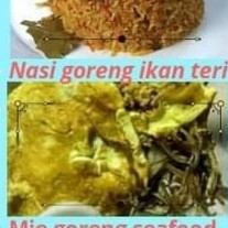 Nasi Goreng Ikan Teri Gratis Es Teh