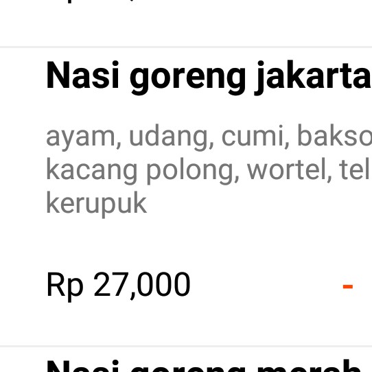 Nasi Goreng Jakarta Spesial