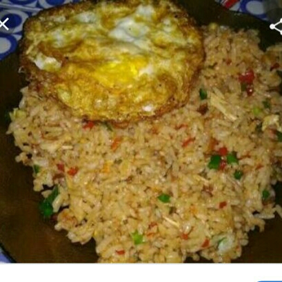 Nasi Goreng Sosis Telor Ceplok