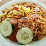 Nasi Goreng Sosis Telur