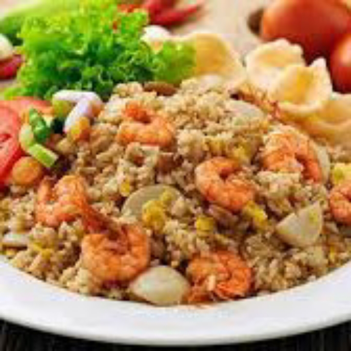 Nasi Goreng Telor Seafood 