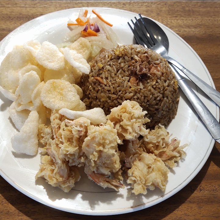 Nasi Goreng Udang Crispy