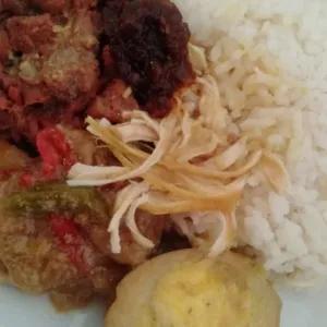 Nasi Gudeg Luged Komplit