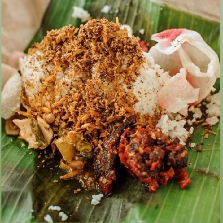 Nasi Gurih Dendeng 