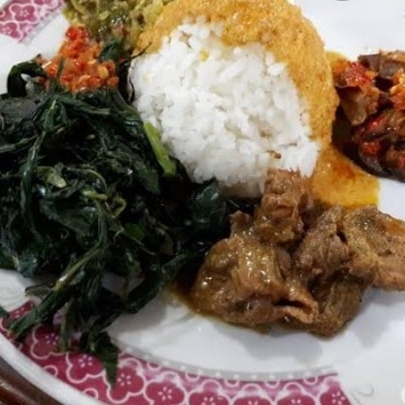 Nasi Padang Hati Sapi 