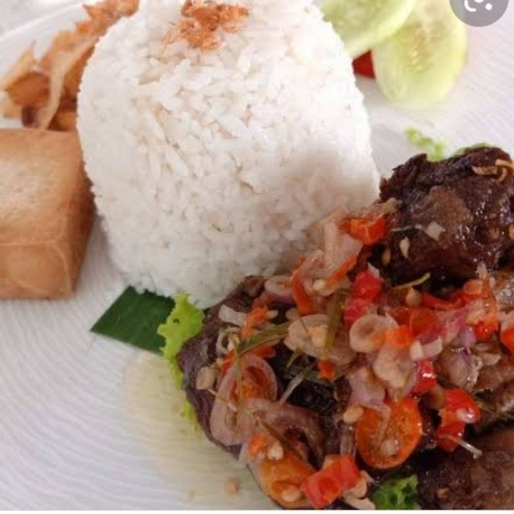 Nasi Iga Sambal Matah