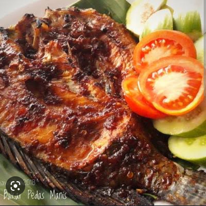 Nasi Ikan Bakar Nila