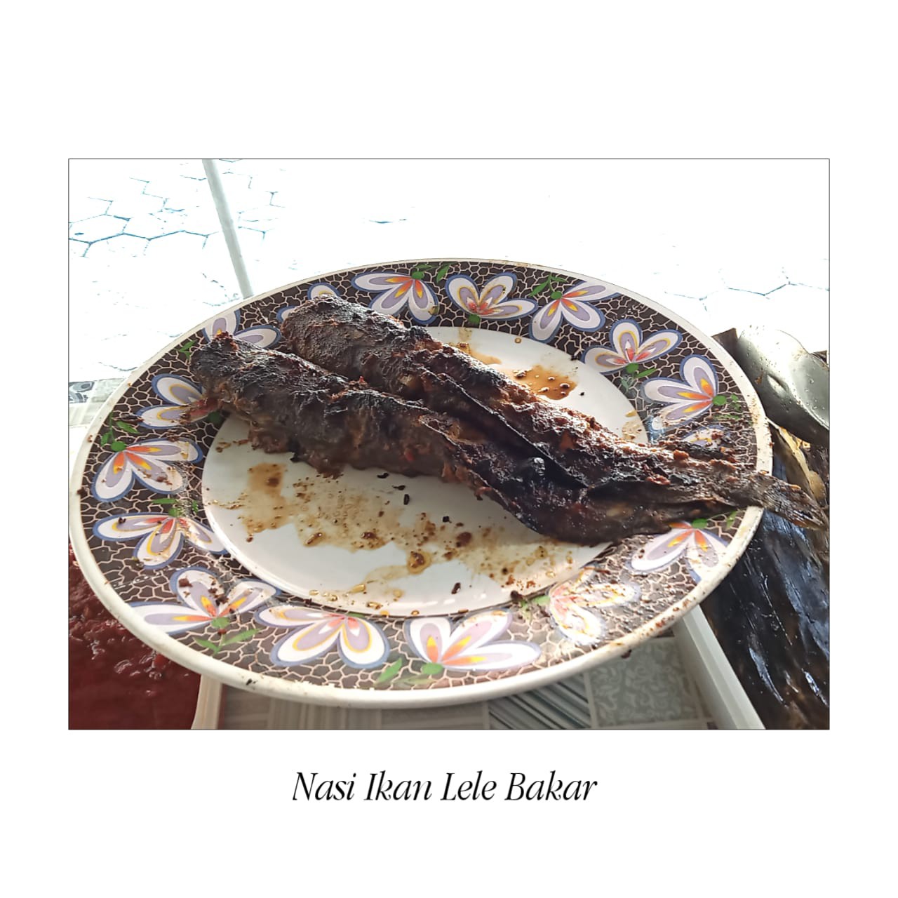 Nasi Ikan Lele Bakar