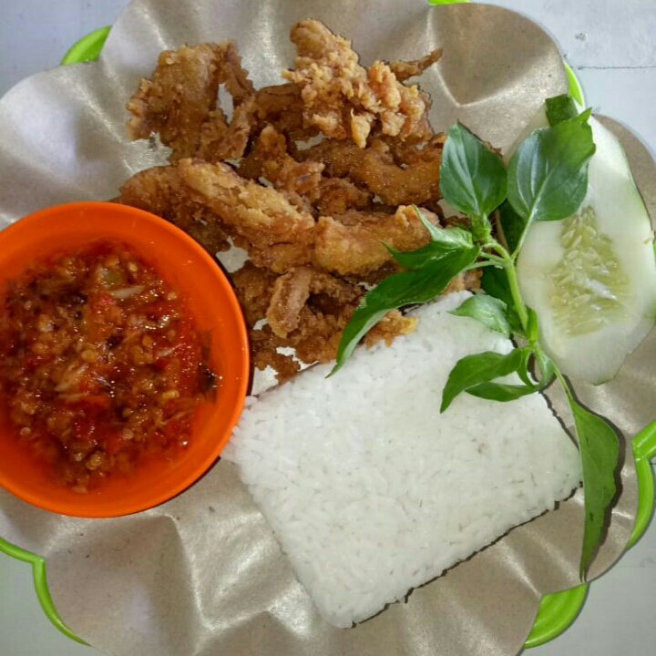 Nasi Jamur Geprek