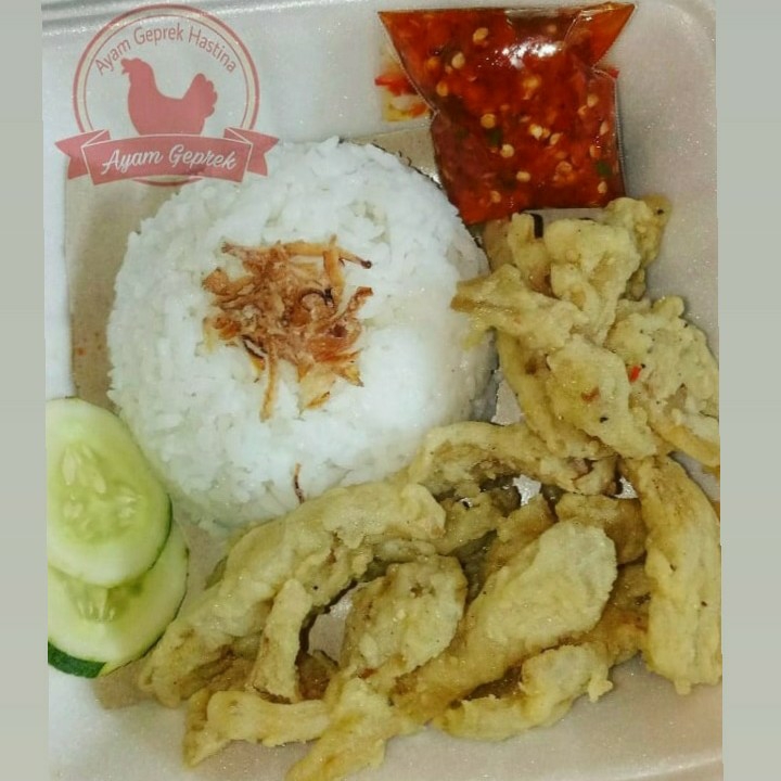 Nasi Jamur Geprek