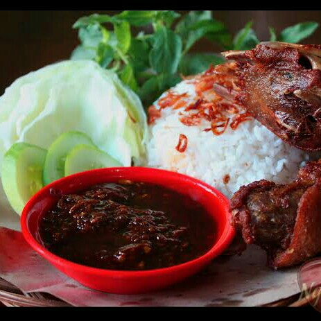 Nasi Kepala Ayam Goreng Enak