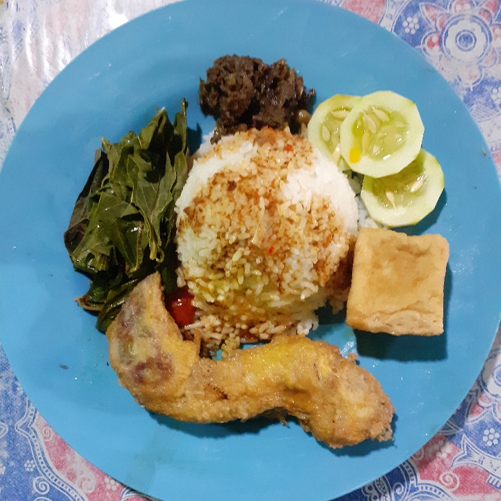 Nasi Kepala Ayam Komplit