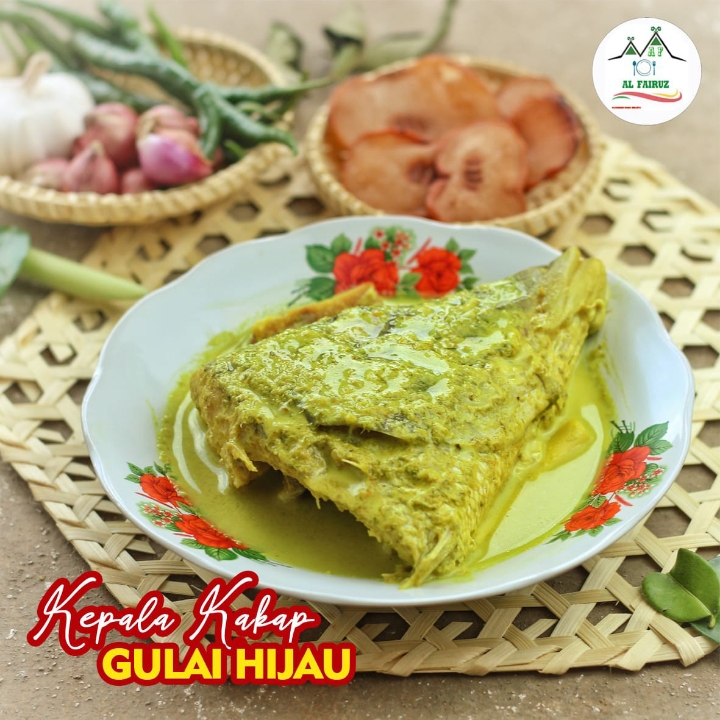 Nasi Kepala Kakap Gulai Hijau