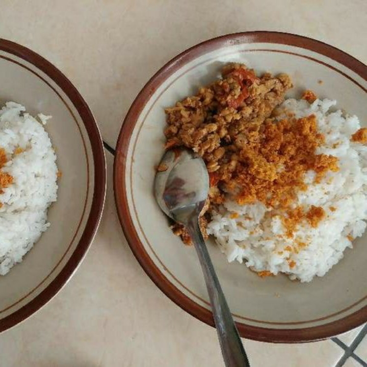 Nasi Kering Tempe