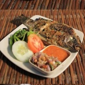 Nasi Kotak Mujair Bakar