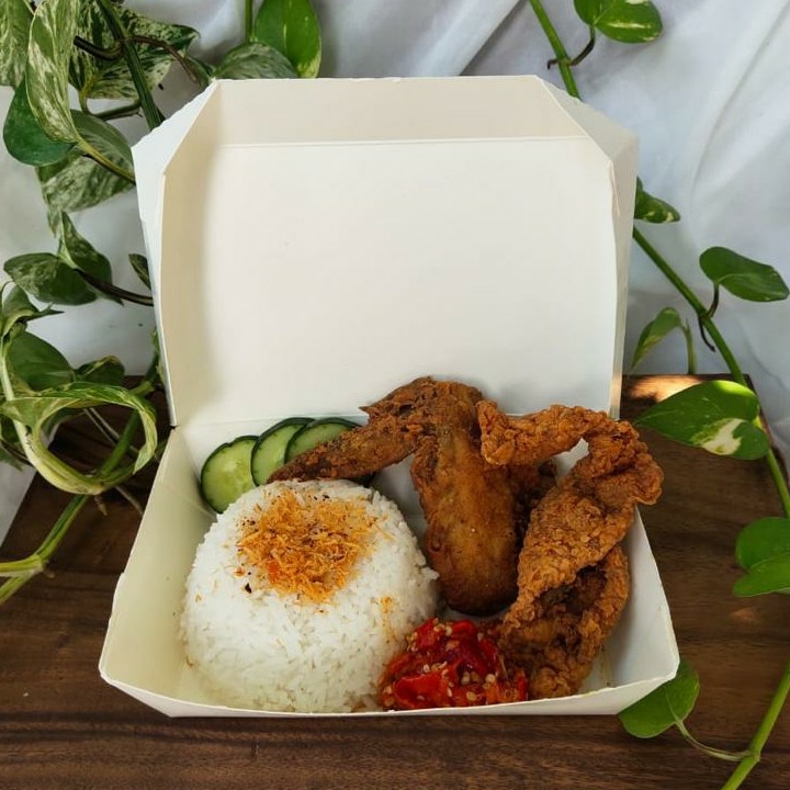 Nasi Kulit Ayam Besar