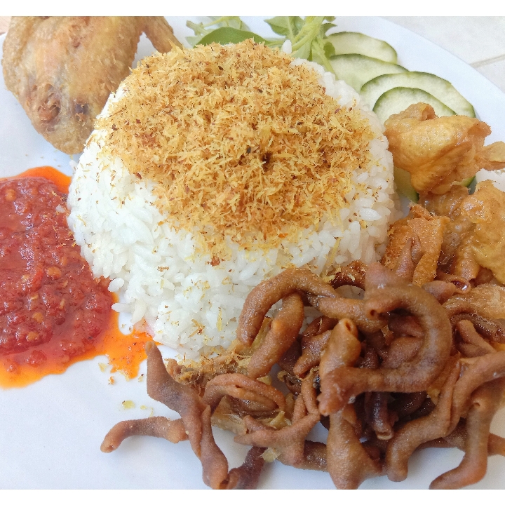 Nasi Kulit Ayam Paha Sambal Original