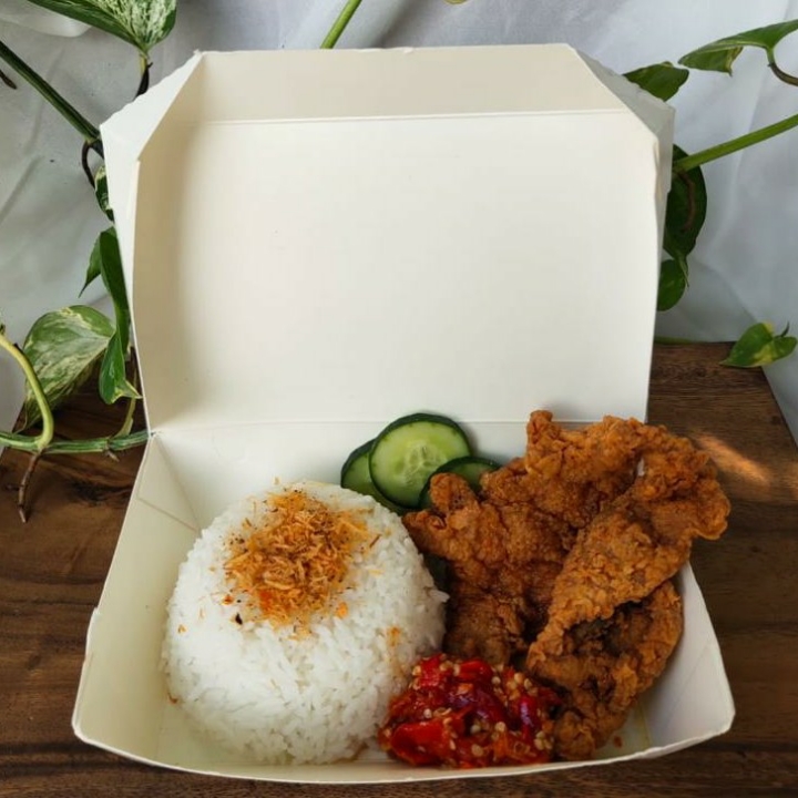 Nasi Kulit Crispy