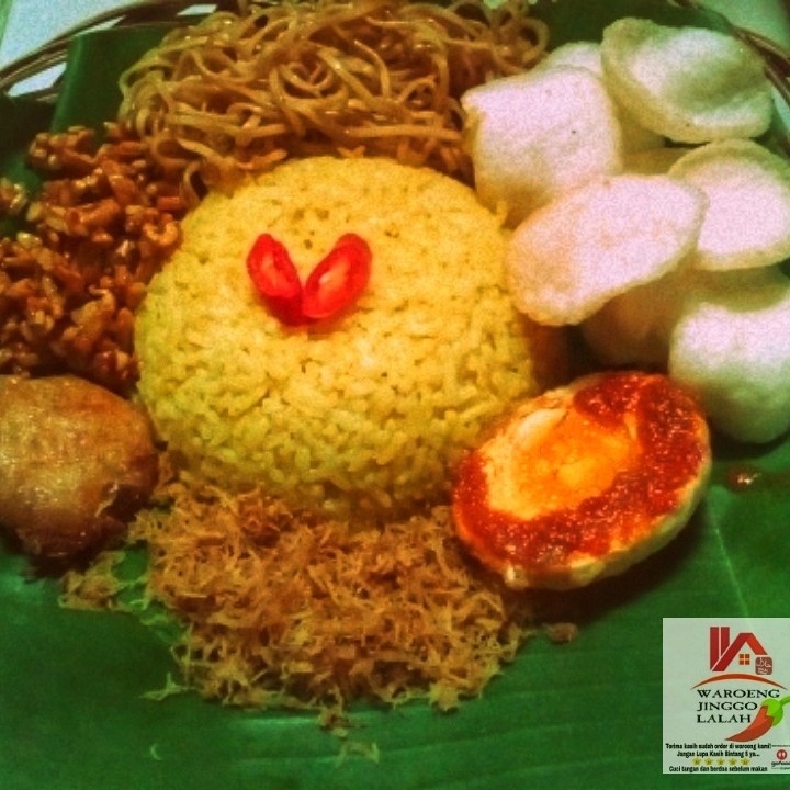 Nasi Kuning Halal Sambel Lalah 