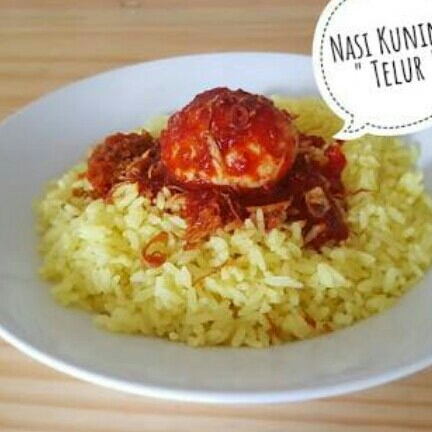 Nasi Kuning Telur ras