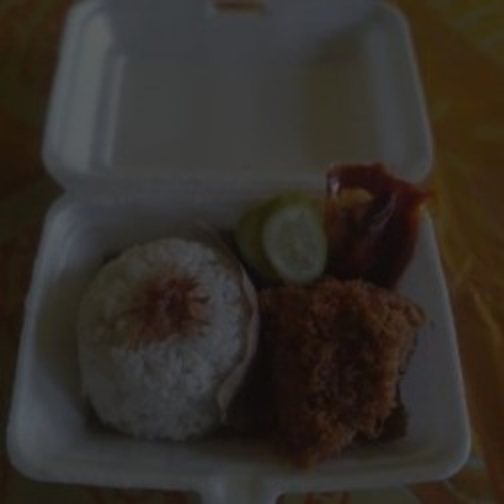 Nasi Lalapan Tambah Dada Ayam