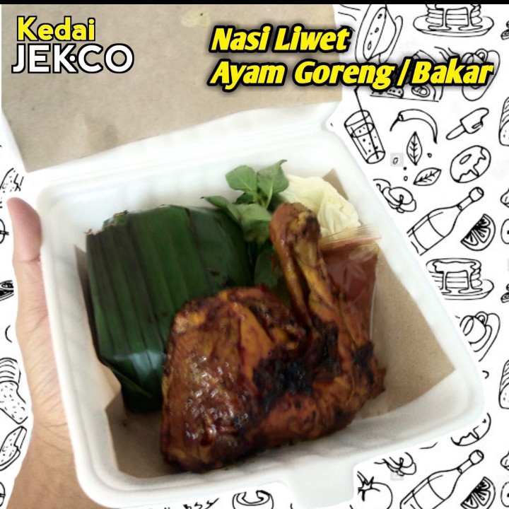 Nasi Liwet Ayam Bakar Dan Goreng