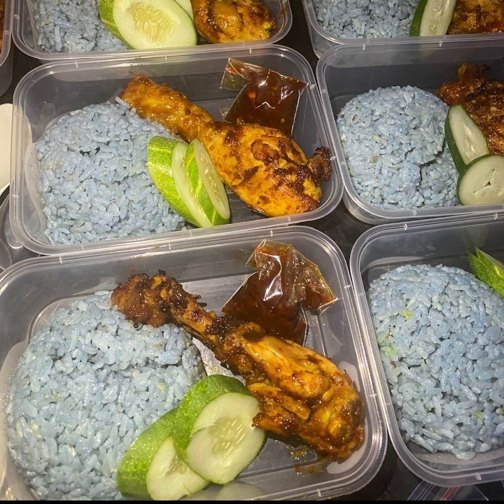 Nasi Liwet Blue Plus Ayam Bakar