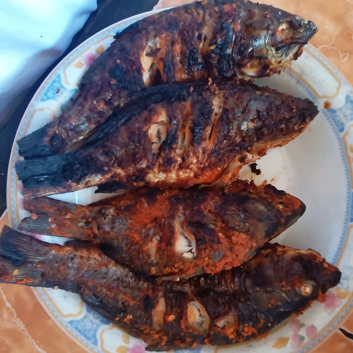 Nasi Padang Ikan Mas Bakar